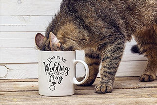 This Is My Wedding Planning Mug - 11oz Ceramic Coffee Mug - Future Bride To Be Gifts, Wedding Preparation Cup, Engagement Present For Her - Future Mrs Gift - Just Engaged Bridal Mugs - By CBT Mugs
