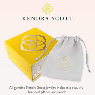 Kendra Scott Tessa Stud Earrings for Women, Fashion Jewelry, Rose Gold-Plated Brass, Iridescent Dichroic Glass