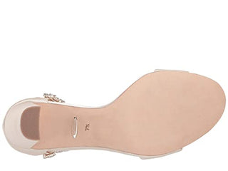 Badgley Mischka Women's EVERAFTER Heeled Sandal, Ivory, 8