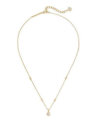 Kendra Scott Nola Pendant Necklace for Women, Fashion Jewelry, 14k Gold-Plated, Dichroic Glass