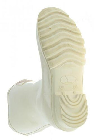 Evercreatures Mid-calf Rain Boots For Women,Cream design with a pretty bow,Waterproof Boots Garden Shoes,Rubber,UK Brand,I Do Wedding Wellies Short US Size 7 (UK 5 / EU 38)