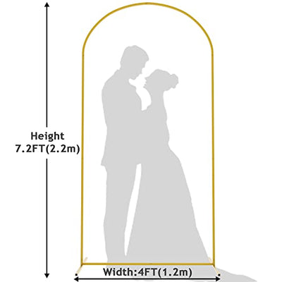 7.2 ft wedding arch backdrop stand