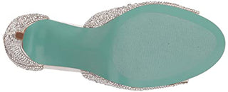 Betsey Johnson Women's Sb-sage Heeled Sandal, Ivory, 7 M US
