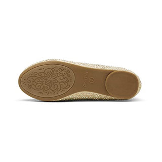 DREAM PAIRS Women's Sole-Shine Gold Rhinestone Ballet Flats Shoes - 9.5 M US