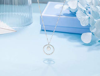 Mother in Law Necklace Mom Gifts Mother Daughter Necklace Sterling Silver Circle Necklaces for Mother in Law Gifts Christmas Holiday Jewelry