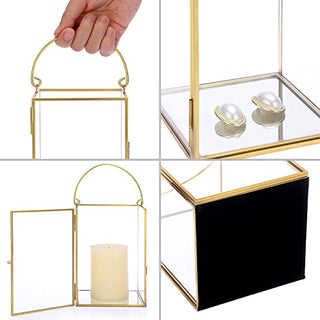 Hurricane Candle holders 2 gold