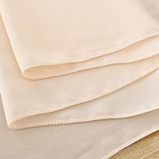 DOLOPL 2 Pack Peach Chiffon Table Runner 10ft Sheer Wedding Table Runner 29x120 Inches Romantic Tulle Table Runner for Wedding Decor Birthday Party Bridal Baby Shower Table Decoration