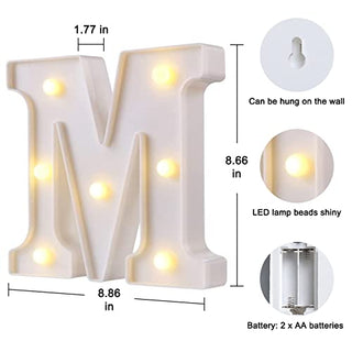 Brightown Marry Me Decorative Plastic LED Marquee Letter Light, Battery Operated Letter Light Sign for Wedding Birthday Party Home Bar Decoration