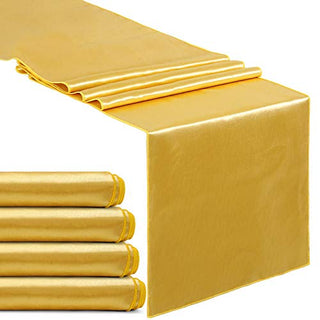 Gold table runners