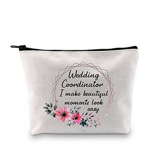 G2TUP Wedding Coordinator Gift Wedding Party Accessory Pouch I Make Beautiful Moments Thank You Planner (Wedding Coordinator Zip Bag)