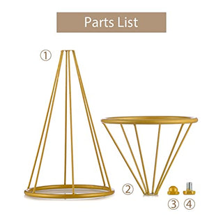 20 inch metal geometric flower stands