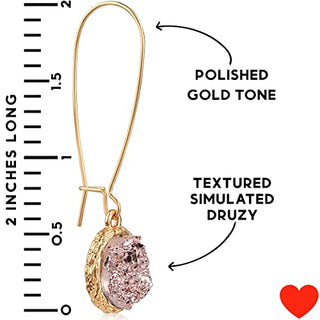 Humble Chic Simulated Druzy Threaders,