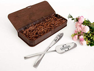 Wedding Cake Server Set Monogram Wedding Accessories Engraved Cake Knife & Server Set Personalized Wedding Cake Knife Set Custom Cake Cutting Set Bridal Shower Gift Personalized Wedding Decor