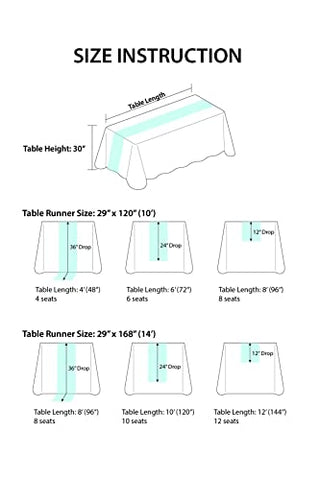 Ling's moment 10ft Wedding Weave Table Runner for Sweetheart Table (Set of 8, Shades of Dusty Rose)