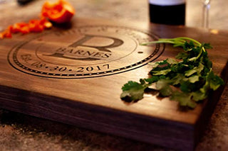 Perfect Gift for wife or husband! Anniversary Gifts or Wedding Gift for couple; Personalized Cutting Board - USA Handmade Cutting Board by Naked Wood Works