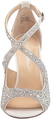 Betsey Johnson Women's Sb-sage Heeled Sandal, Ivory, 7 M US