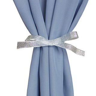 Socomi 10ft Dusty Blue Chiffon Table Runner 29x120 Inches Wedding Runner Sheer Bridal Shower Decorations