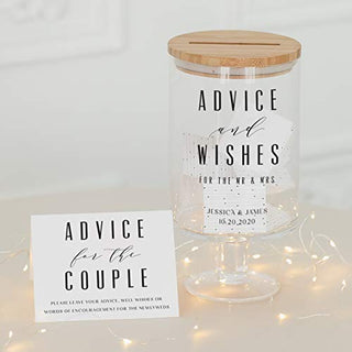 WEDDINGSTAR Personalized Glass Wedding