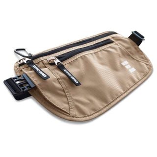 Money Belt for Secure Travel - Concealed Travel Pouch w/RFID Blocking - Secure Important Documents and Money - Durable, Water-Resistant Rip-Stop Nylon w/RFID Sleeves Set