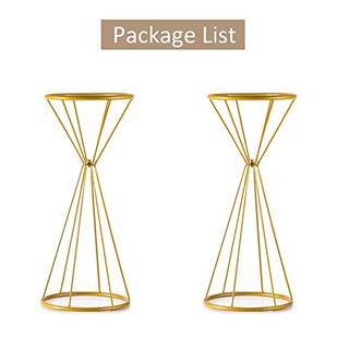 20 inch metal geometric flower stands