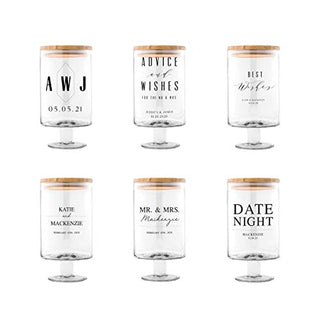 WEDDINGSTAR Personalized Glass Wedding