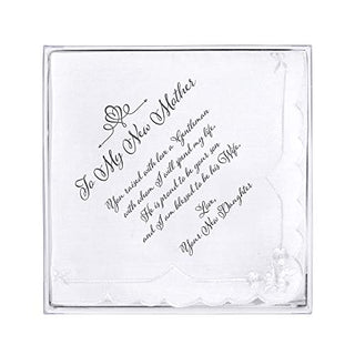 Lillian Rose New Mother verse Wedding Gift Hankie 6.5"
