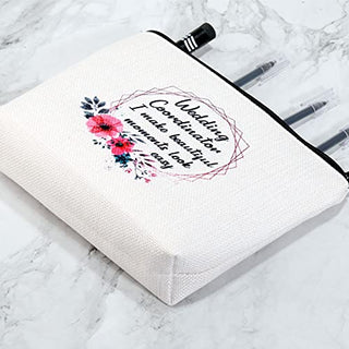 G2TUP Wedding Coordinator Gift Wedding Party Accessory Pouch I Make Beautiful Moments Thank You Planner (Wedding Coordinator Zip Bag)