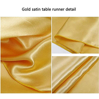 Gold table runners
