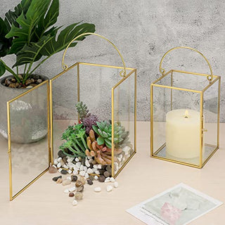 Hurricane Candle holders 2 gold