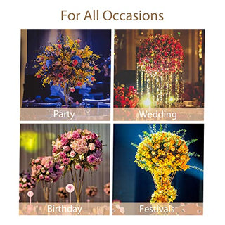 20 inch metal geometric flower stands