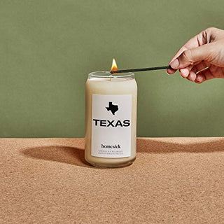 Homesick Premium Scented Candle, Nashville - Scents of Bergamot, Maple, Tobacco, 13.75 oz, 60-80 Hour Burn, Natural Soy Blend Candle Home Decor, Relaxing Aromatherapy Candle