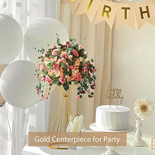 20 inch metal geometric flower stands