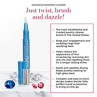 CONNOISSEURS Diamond Dazzle Stik, Jewelry Cleaner Solution Pen