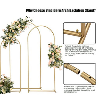 Wedding Arch stand, set of 3