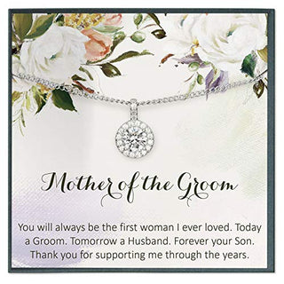 Mother of The Groom Gift from Son, Wedding Gift from Groom to Mom, Today A Groom Foever Your Son Quote Gift for Mom