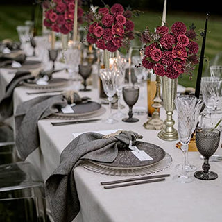 Burgundy Silk Peony Bouquets, 24 Peonies