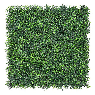 Ogrmar 12PCS 20"x20" Artificial Boxwood Panels Topiary Hedge Plant, Privacy Hedge Screen UV Protected Suitable for Outdoor, Indoor, Garden, Fence, Backyard and Décor (Boxwood-12PCS)