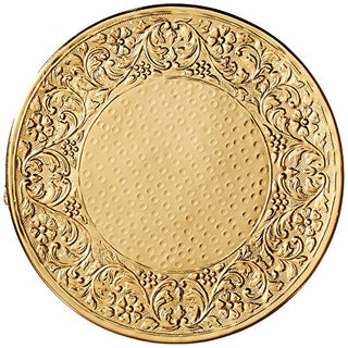 Elegance Round Ornate Wedding Cake Stand Serveware Accessories, 16", Gold