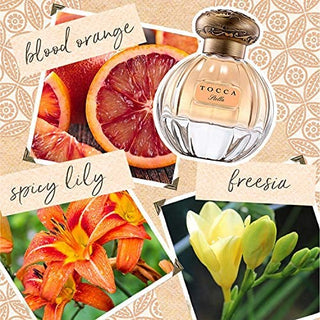 Tocca Women's Eau de Parfum, Stella - Fresh Floral, Blood Orange, Freesia, Spicy Lily - Hand-Finished Bottle 1.7oz (50 ml)