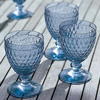 Boston Wine Goblet Set of 4 by Villeroy & Boch - Blue