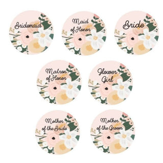 Floral Bridal Party Candle
