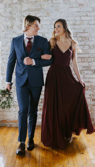 Cameron- Kennedy Blue Bridesmaids Dress