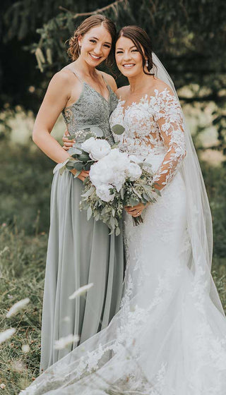 Cameron- Kennedy Blue Bridesmaids Dress