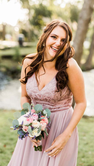 Cameron- Kennedy Blue Bridesmaids Dress