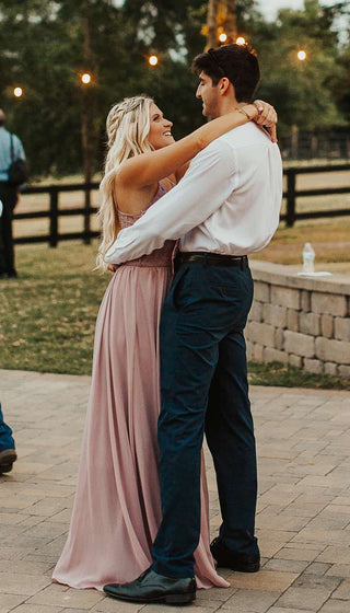 Cameron- Kennedy Blue Bridesmaids Dress