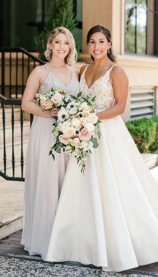 Cameron- Kennedy Blue Bridesmaids Dress