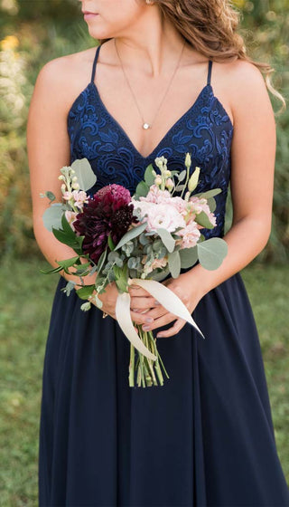 Cameron- Kennedy Blue Bridesmaids Dress