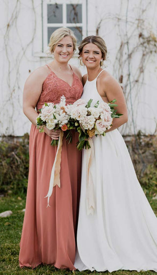 Cameron- Kennedy Blue Bridesmaids Dress