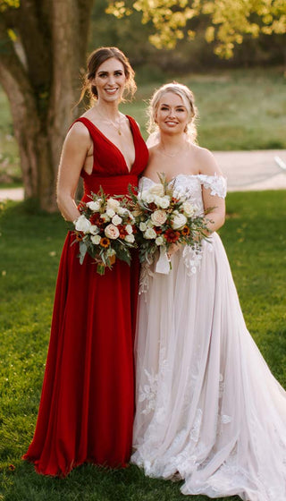 Rose- Kennedy Blue Bridesmaids