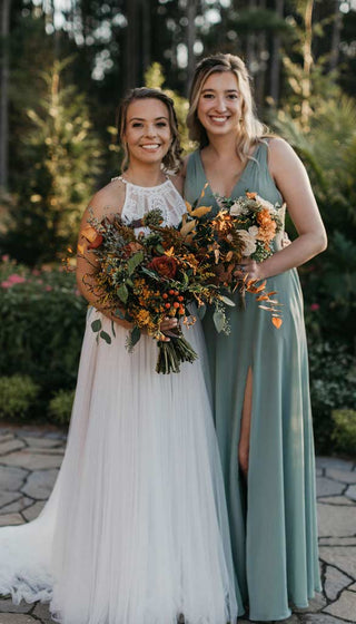 Rose- Kennedy Blue Bridesmaids